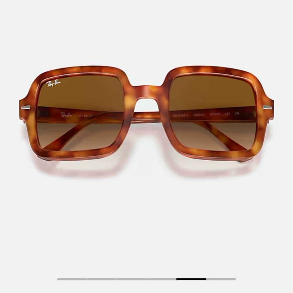 GORGEOUS RAYBAN RED HAVANA SUNGLASSES-like new👍👍